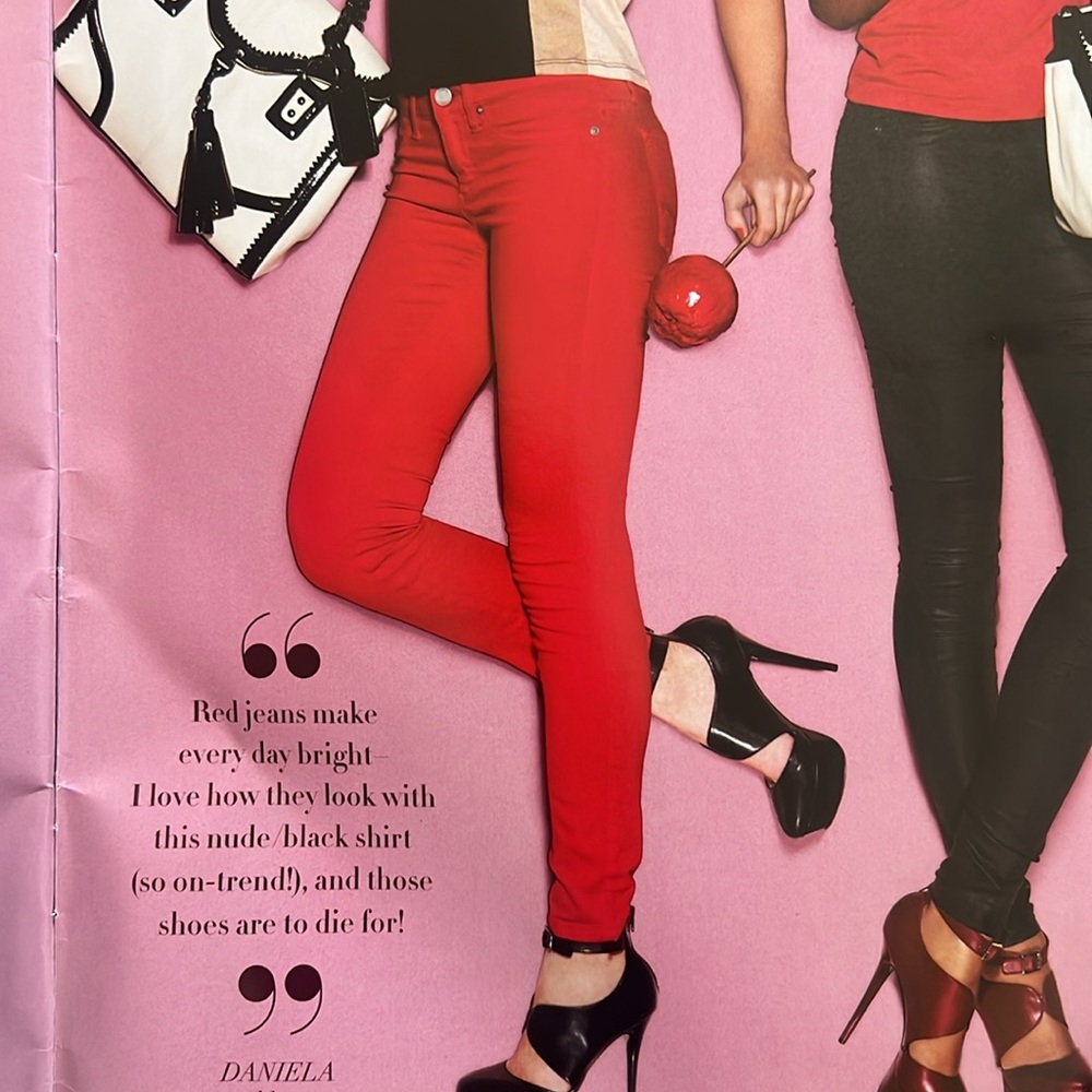 BEBE COLOR COATED SKINNY JEAN